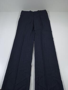 VTG Racquet Club Dress Pants Mens 37x36 Blue Wool Flat Front USA Formal NWT